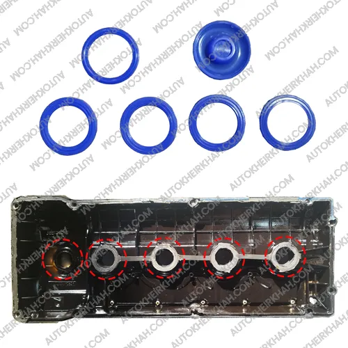 پک اورینگ پاتریوت | دور شمع، سوپاپ بخار روغن و درب روغن‌ریز