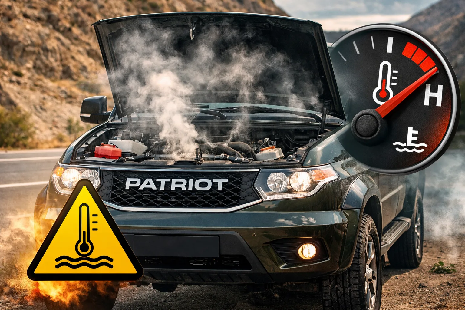 داغ کردن موتور پاتریوت