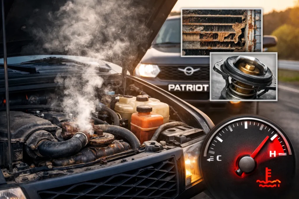 داغ کردن موتور پاتریوت