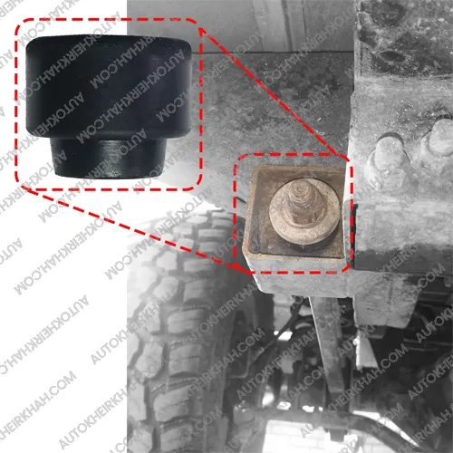 بوش لاستیکی پشت مندل پاژن V6